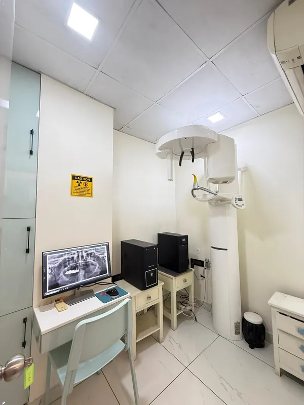 Digital dental X-ray room at Bay Dental Clinic, Visakhapatnam